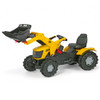 Kids Large JCB Yellow Pedal Digger with Frontloader