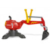 Kids Red Building Sit On Digger Excavator Toy
