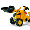 Yellow Caterpillar Kids Sit On Pedal Tractor Set