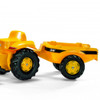 Yellow Caterpillar Kids Sit On Pedal Tractor Set