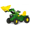 Kids Ride on John Deere 6210R Pedal Tractor with Scoop