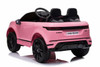 12V 2-Seat Girls Ride-on Pink Range Rover Evoque Iconic & Remote