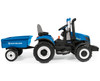 12v NEW HOLLAND T8 Sit on  Battery Powered Tractor & Trailer 