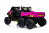 Pink 6x4 24v* Ride on Utility Tractor With Tipping Back & Leather Seats