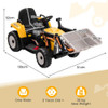 Child's 12v Battery Sit-in Dump Excavator Digger Tipper Tractor