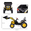 Kids 6v Yellow Ride On Digger Excavator With Scoop  Kids 6v Yellow Ride On Digger Excavator With Scoop