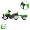 Kids 6v Green Colour Battery Powered Tractor & Trailer