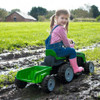 Girls Pink Colour 6v Battery Powered Ride on Tractor & Trailer