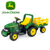 Kids John Deere Electric Sit-On Tractor & Trailer