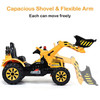 Kids Yellow Ride On 12V Electric Power Sit On Working Digger Toy