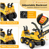 Kiddies 6v Electric Sit On Farm Excavator With Swivel Seat