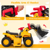 6v Kids Ride On Electric Battery  Excavator Toy Construction Vehicle