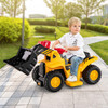 6v Kids Ride On Electric Battery  Excavator Toy Construction Vehicle