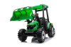 Green Child's Large Powerful 24v Sit-on Tractor Loader & Trailer