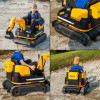 Children'S 24 Volt 360 Spin Ride-on Construction Excavator Digger
