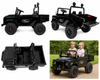 24v Official Black Land Rover Defender Kids Ride on & Remote