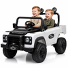 Kids 24v Official 2 Seat Sit-in White Chopped Land Rover Defender