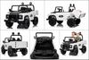 Kids 24v Official 2 Seat Sit-in White Chopped Land Rover Defender