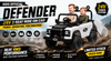 Kids 24v Official 2 Seat Sit-in White Chopped Land Rover Defender