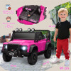Pink Girls 12v Licensed Land Rover Defender Ride on Car & Remote