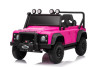 Pink Girls 24v Official Land Rover Defender Ride on Car & Remote