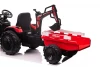 Kids 24v Red Multi-Tool Tractor, Digger, Loader, Excavator & Trailer