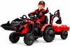 Kids 24v Red Multi-Tool Tractor, Digger, Loader, Excavator & Trailer
