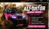Girls 24V 2-Seater Pink 4WD Ride on Ali-Gator XUV Tipper Truck
