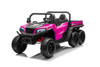 Girls 24V 2-Seater Pink 4WD Ride on Ali-Gator XUV Tipper Truck
