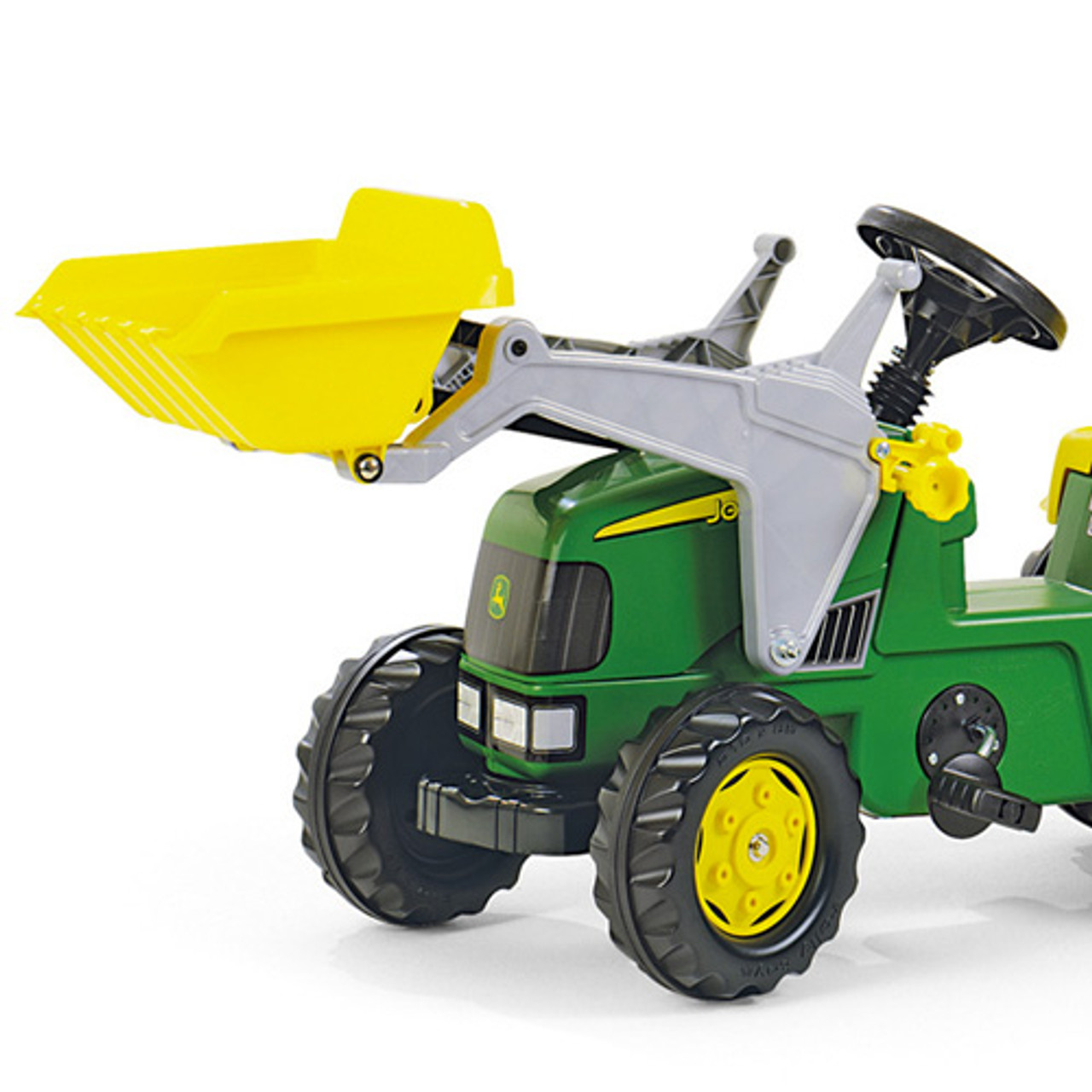 John Deere Mini Pedal & Trailer Set with Loader Kids Tractors UK
