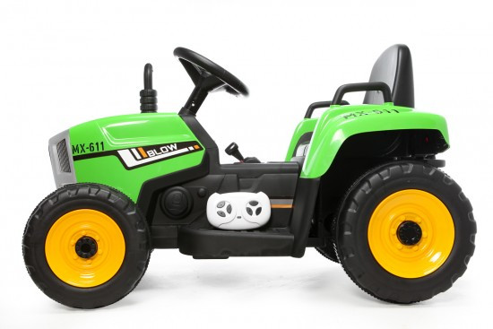 Buy Kids Ride on 12v Green Tractor Trailer Just £150