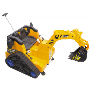 Kids Electric Spinning Sit In Excavation Digger with Parental Remote