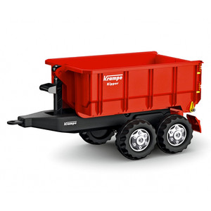 Krampe Red Attachable Pedal Tractor Container Trailer