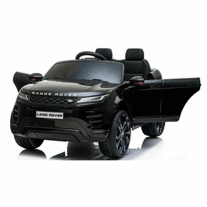 12V 2-Seat Kids Black Range Rover Evoque Iconic Ride-In Car