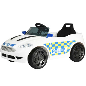 Kids Battery Powered Sit-in Police Car with Sounds & Lights