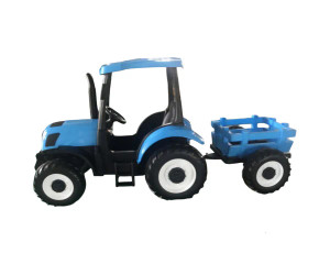 Kids 24v XL Elite Spec Blue Sit On Tractor & Trailer Set Kids 24v XL Elite Spec Blue Sit On Tractor & Trailer Set