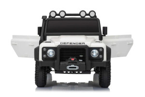 24 Volt Official Children's White Sit & Ride on Land Rover Defender 24 Volt Official Children's White Sit & Ride on Land Rover Defender
