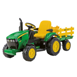 Copy of Peg Perego 12v Ground Force Large Sit On Tractor & Trailer