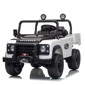 Kids 24v Twin Seat Ride On Land Rover Defender & Tipper Back