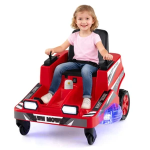 Red Kids 12v Ride-on Role-Play Lawn Mower Ride-on Tractor