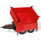 Kids Red Agriculture Pedal Tractor Tipping Trailer Kids Red Agriculture Pedal Tractor Tipping Trailer