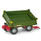 Kids Green Farmyard Multi Use Pedal Tractor Trailer