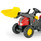 Red & Yellow Kids Pedal Tractor Set with Loader