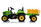 Green 12v Sit-on John Deere Style Tractor & Trailer Set & Remote control system
