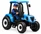 Children's Blue New Holland 12v Powered Ride-in Electric Tractor