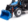 Kids 24V New Holland Style Blue Powerful 24v Sit-in Tractor Loader