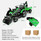 12v Green Kids Multi-Function Ride On Tractor, Digger & Trailer