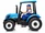 XL Kids Blue Official New Holland 12v Power Sit-in Electric Tractor