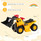 6v Kids Ride On Electric Battery  Excavator Toy Construction Vehicle 6v Kids Ride On Electric Battery  Excavator Toy Construction Vehicle