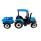 Kids 24v XL Elite Spec Blue Sit On Tractor & Trailer Set Kids 24v XL Elite Spec Blue Sit On Tractor & Trailer Set